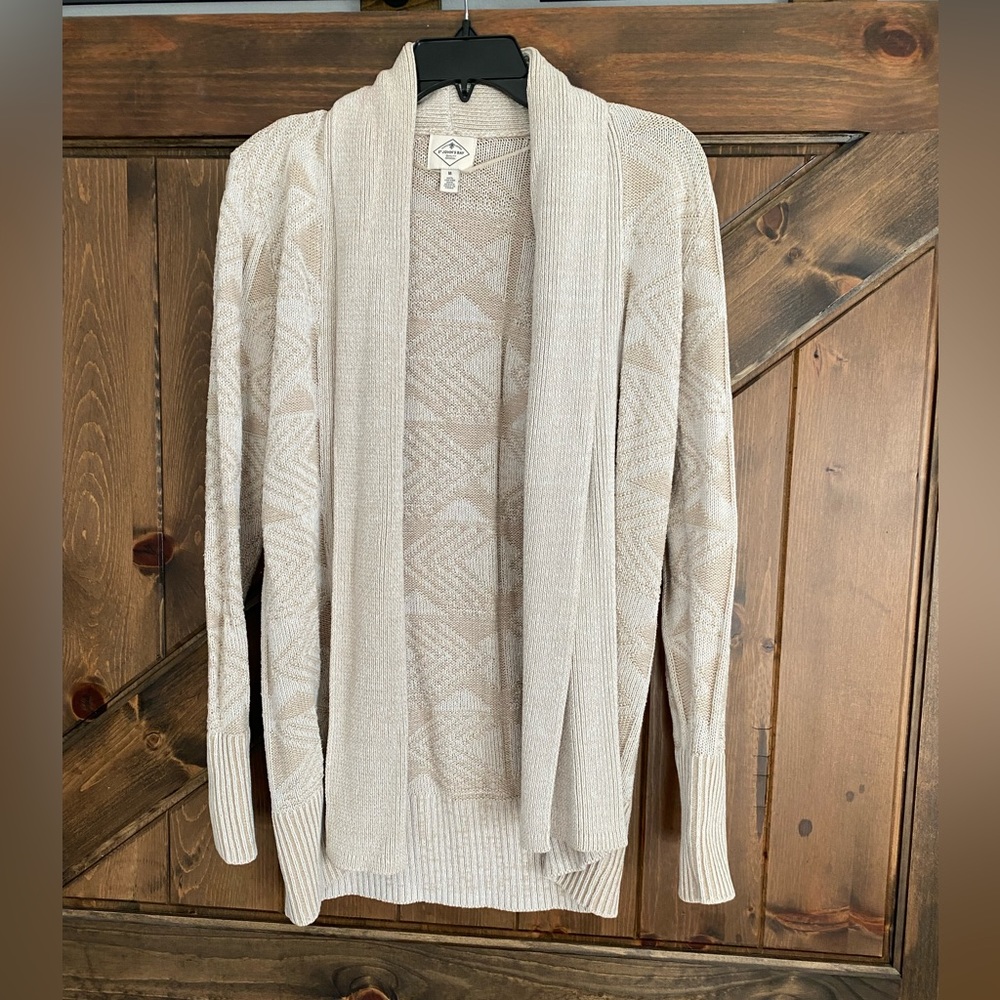 St. John's Bay Womens Long Sleeve Open Front Cardigan